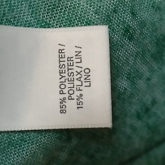 Victoria Secret Turquoise Green V-Neck Long Sleeve Blouse. Size XS - Picture 7 of 7